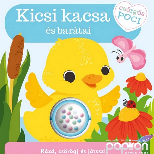 Foglalkoztató könyv Csörgős poci - Kicsi kacsa és barátai Napraforgó könyvek