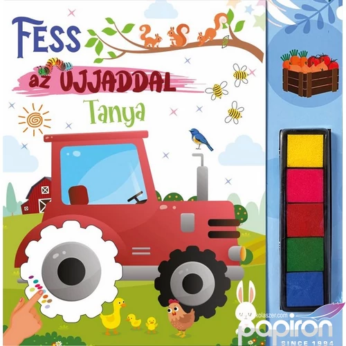 Foglalkoztató könyv Fess az ujjaddal-Tanya Napraforgó könyvek