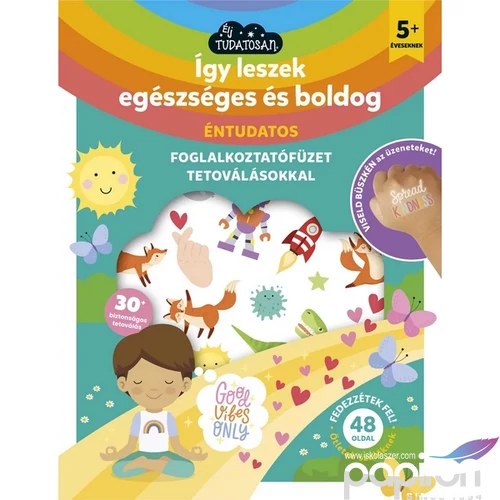 Foglalkoztató könyv Így leszek egészséges és boldog Napraforgó könyvek