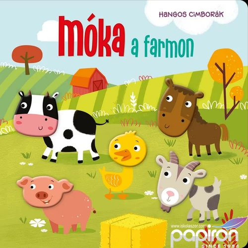 Foglalkoztató könyv Hangos cimborák- Móka a farmon Napraforgó könyvek