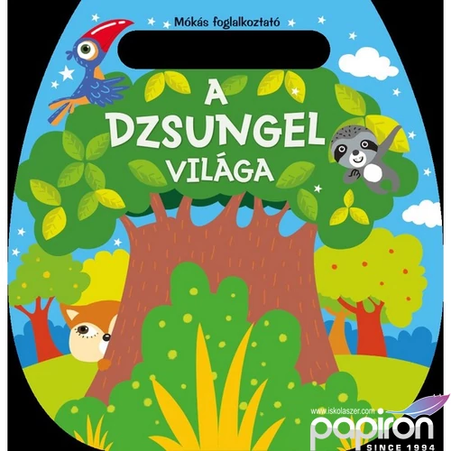 Foglalkoztató könyv Mókás foglalkoztató-A dzsungel világa Napraforgó könyvek