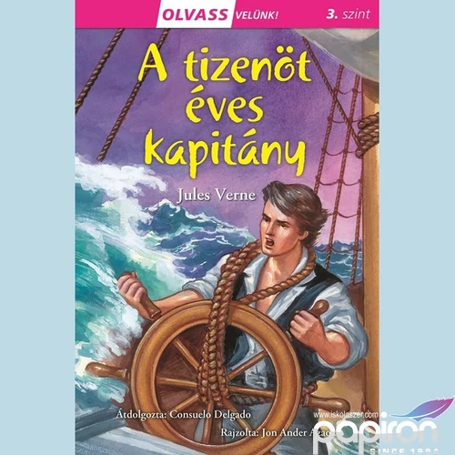 Foglalkoztató könyv Olvass velünk!(3)-A 15 éves kapitány Napraforgó könyvek