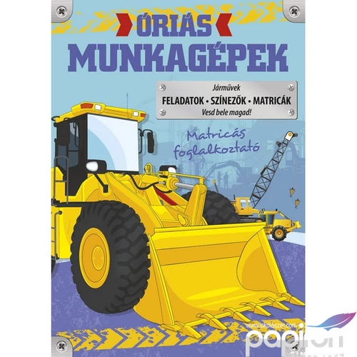 Foglalkoztató könyv Óriás repülőgépek Napraforgó könyvek