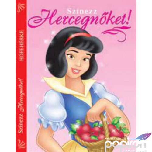 Foglalkoztató könyv színező Színezz hercegnőket! Hófehérke Napraforgó könyvek