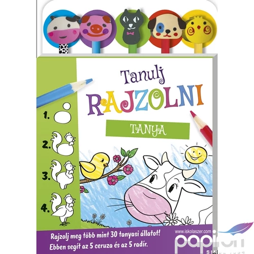 Foglalkoztató könyv Tanulj rajzolni! - Tanya Napraforgó könyvek