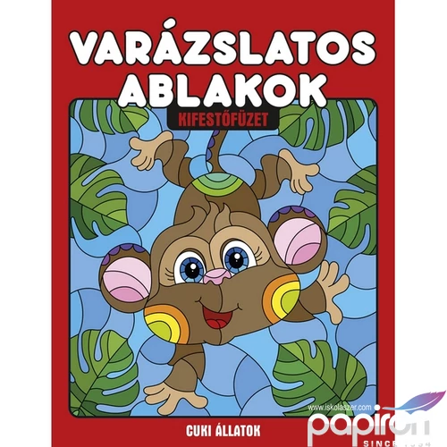 Foglalkoztató könyv Varázslatos ablakok-Cuki állatok Napraforgó könyvek