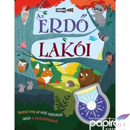 Foglalkoztató könyv Varázslámpa-Az erdő lakói Napraforgó könyvek