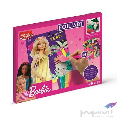 Fóliás képkészítő készlet MAPED CREATIV Barbie Foil`Art