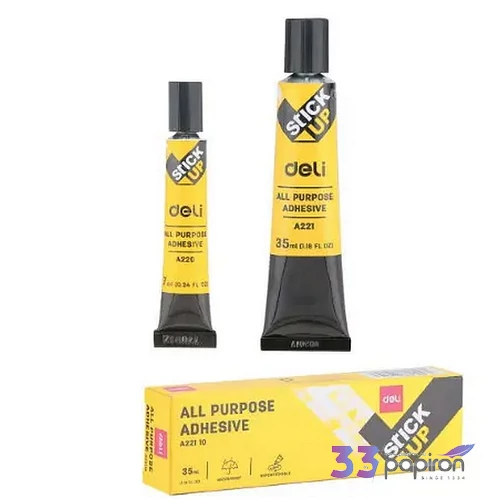 Folyékony ragasztó, Deli univerzális, 35ml, áttetsző EA22110