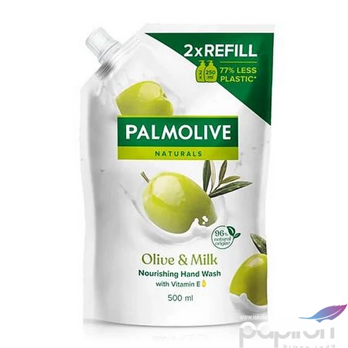 Folyékony szappan utántöltő 0,5 l PALMOLIVE Nourishing Olive and milk
