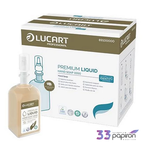 Folyékony szappan utántöltő 1liter LUCART IDENTITY Premium meleg narancs