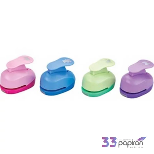 Formalyukasztó 16mm Centrum, vegyes mintákban masni, tulipán, szív, maci, angyalka, korona