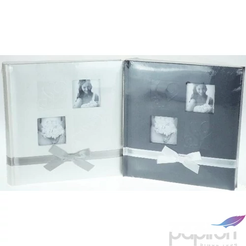 Fotóalbum esküvői 10x15cm 200férőhelyes ablakos fekete színben [5999047359439] KD46200MA K2597 Black