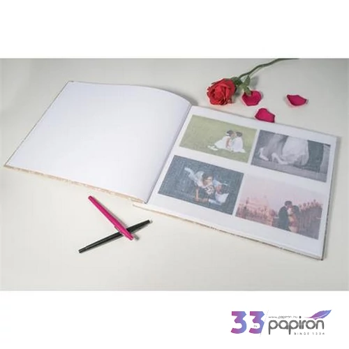 Fotóalbum Exacompta csavarozott gerincű, 37x29 cm, 20 lap Kraft