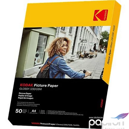 Fotópapír tintasugaras A4 230g fényes KODAK Fine Art