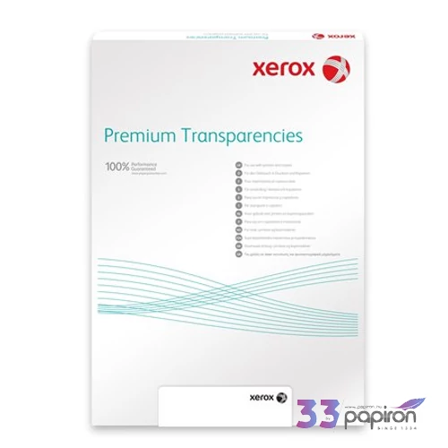 Írásvetítő fólia A4 XEROX színes lézernyomtatóba, víztiszta 50lap Prezentáció XEROX 003R98205