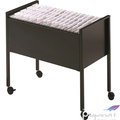 Függőmappa-állvány Economy görgős, DURABLE, fekete DB309501
