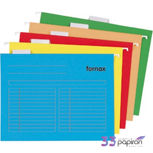 Függőmappa Fornax 33-V Függőmappa A4, karton Bluering®, piros 1db/csomag