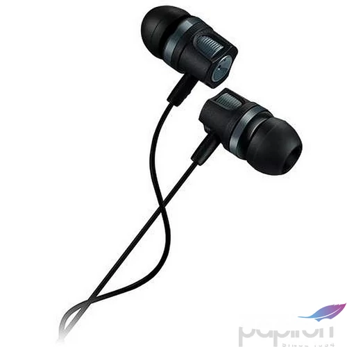 Fülhallgató mikrofonnal CANYON EP-3 fekete 