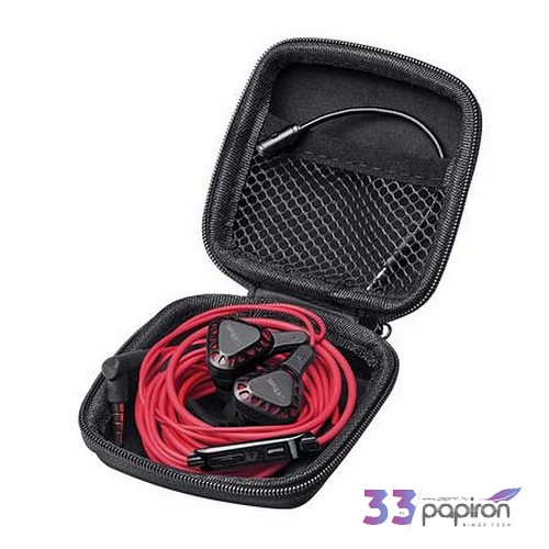 Fülhallgató mikrofonnal gaming TRUST GXT408 Cobra fekete-piros