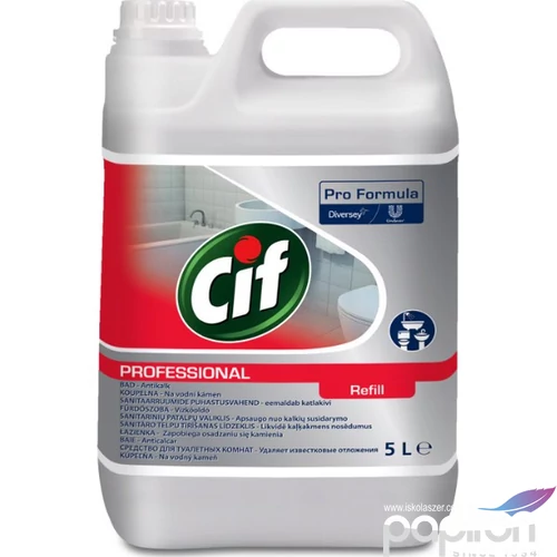 Fürdőszobai tisztító- és vízkőoldószer 5 l CIF