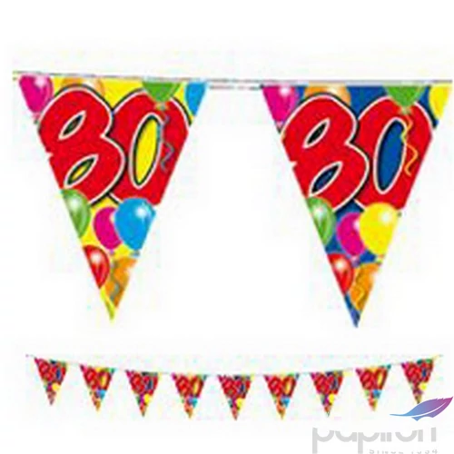 Party banner lufis 80 szülinapi számos 10m-es