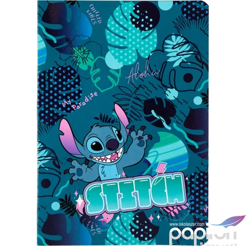 Füzet vonalas Stitch 1 A5 PP 32 lapos, Colorino
