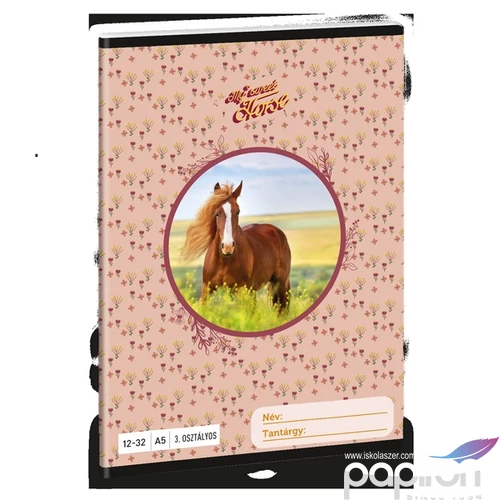 Füzet 12-32 A5 vonalas Ars Una My Sweet Horse (5358) 24 ló 53603494 3.osztályos prémium minőségű fü
