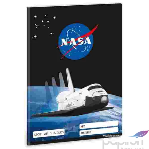 Füzet 12-32 A5 vonalas Ars Una Nasa-1 (5126) 22 53603494 3.osztályos prémium minőségű fü