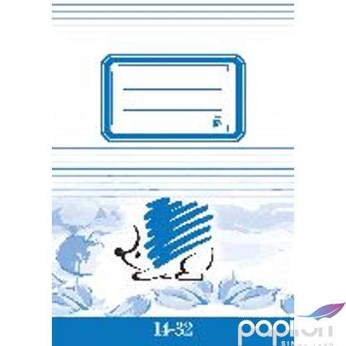 Füzet 14-32 A5 vonalas ICO Ico Süni 80g-os papírból 1. osztályos füzet