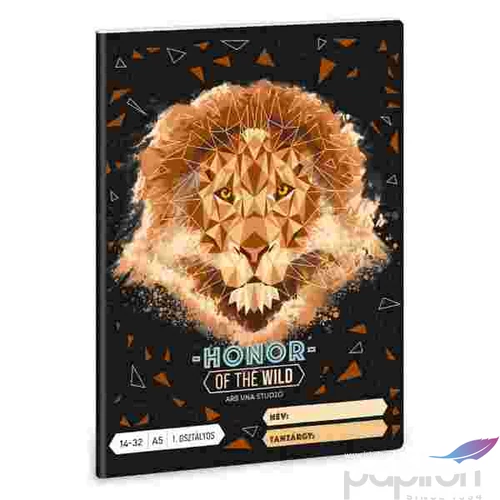 Füzet 14-32 A5 vonalas Ars Una Honor Of The Wild (5132) 22 53583499 1.osztályos füzet prémium minős