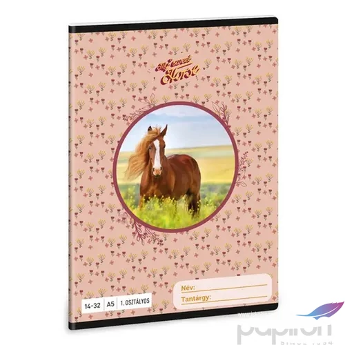 Füzet 14-32 A5 vonalas Ars Una My Sweet Horse (5358) 24 ló 53583499 1.osztályos füzet prémium minős
