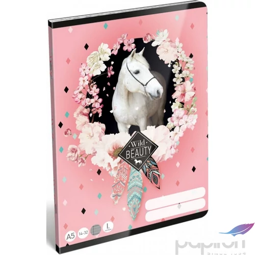 Füzet 14-32 A5 vonalas Lizzy Wild Beauty-Rose 21' 1. osztályos füzet