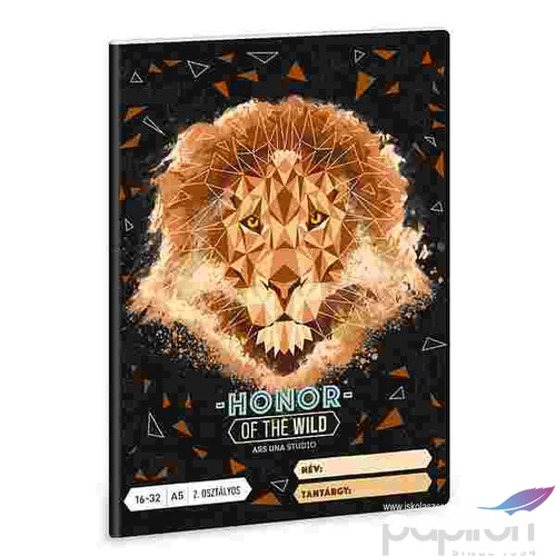 Füzet 16-32 A5 vonalas Ars Una Honor Of The Wild (5132) 22 53593498 2.osztályos füzet prémium minős
