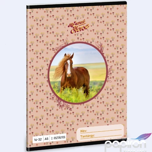 Füzet 16-32 A5 vonalas Ars Una My Sweet Horse (5358) 24 ló 53593498 2.osztályos füzet prémium minős