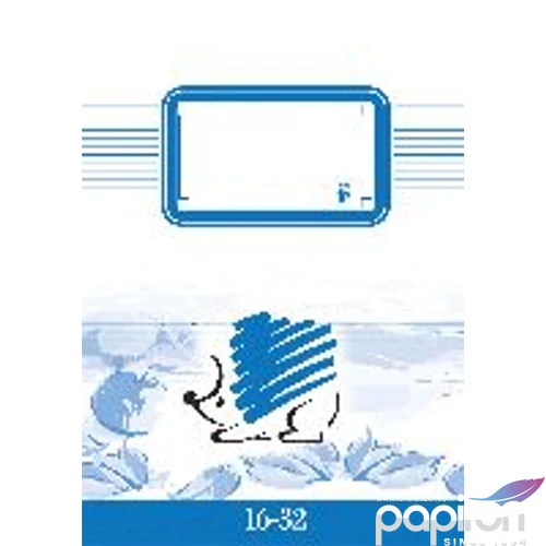 Füzet 16-32 A5 Vonalas ICO Ico Süni 80g-os papírból 2. osztályos füzet
