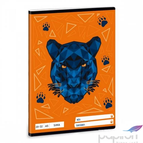 Füzet 20-32 A5 sima Ars Una Black Panther (5082) 21 53610829 prémium minőségű füzet