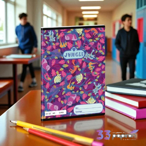 Füzet 20-32 A5 sima Ars Una Jungle (5259) 23 53612595 prémium minőség