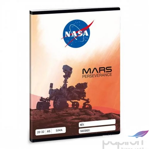 Füzet 20-32 A5 sima Ars Una NASA-1 (5078) 21 53610782 prémium minőségű füzet