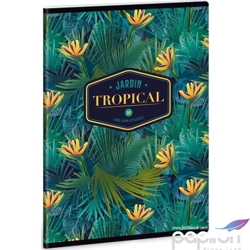 Füzet 20-40 A5 sima Ars Una Tropical florida 40lap 19' 93159210 prémium minőségű füzet