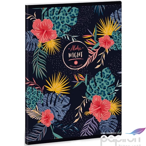 Füzet 20-40 A5 sima Ars Una Extra kapcsos Aloha Night 21' 53150882 prémium minőségű füzet