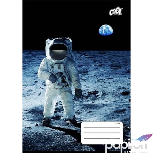 Füzet 27-32 A5 kockás 32 lap, Cool by Victoria Man on the Moon