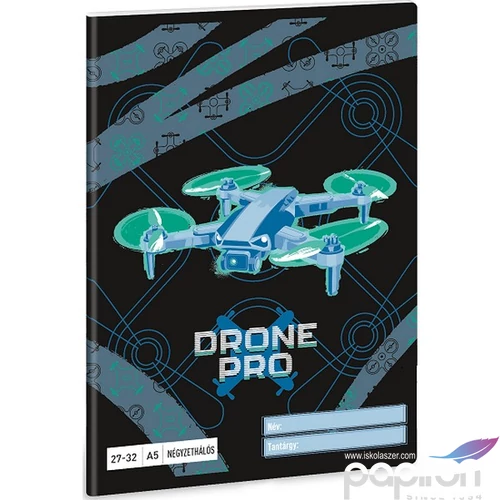 Füzet 27-32 A5 Kockás Ars Una Drone Pro (5450) 25 53634504