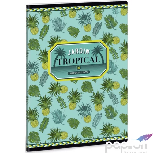 Füzet 27-40 A5 kockás Ars Una Yellow pineapple - ananász (869) 40lapos 93148696 prémium füzet négyzethálós