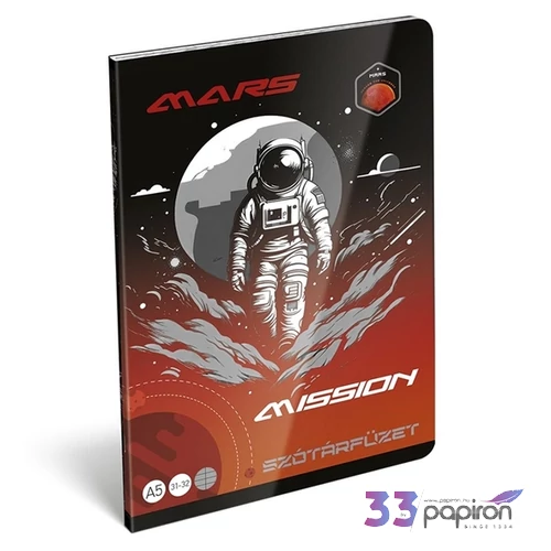 Füzet 31-32 A5 szótár Lizzy26 Mars Mission 32 Lap 