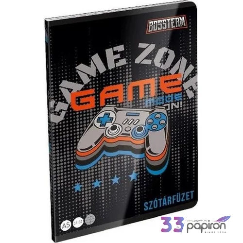 Füzet 31-32 A5 szótár Lizzy Bossteam Gamer Xcore 