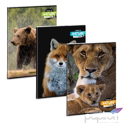 Füzet 80-40 A4 sima Ars Una Extra kapcsos Spirit of Nature (5422)24 53804228 A/4 sima füzet 40lapos 75gr-os