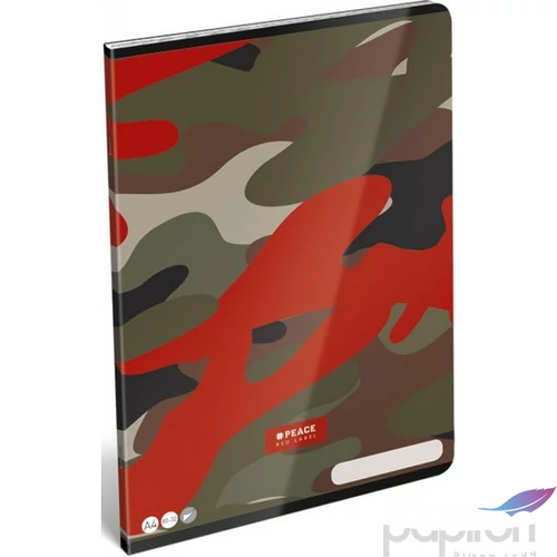 Füzet 80-32 A4 sima Lizzy Peace-Red Label 21' Lizzy kollekció