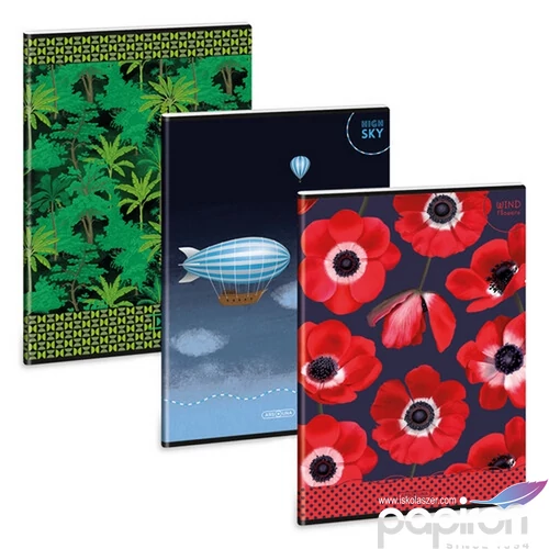 Füzet 81-40 A4 vonalas Ars Una Imagination of Nature-mix(5356) 23 53113566 A/4 vonalas 40lapos 75gr-os füz