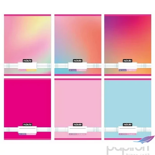 Füzet 80-32 A4 Sima Nebulo Monochrome és Gradient minták I. A minta nem választható! 32lap/70g